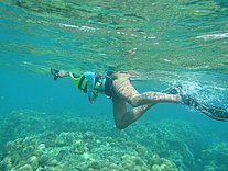 Schnorchlerin Surin