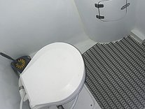 Marine-Toilette der Blue Marlin