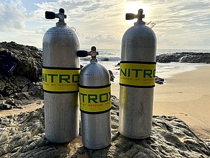 Wetzone Divers Khao Lak: Bouteilles de plongée Nitrox