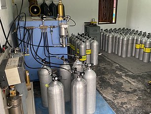 Wetzone Divers Khao Lak: Station de compresseur